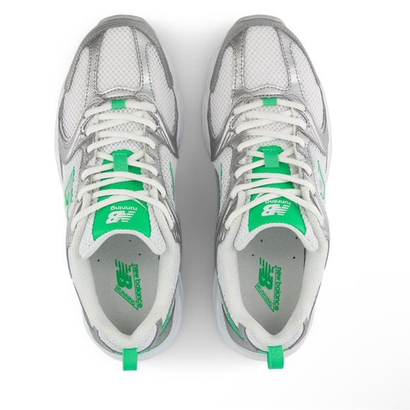 New Balance 530 US M 7.5/ W 9 Sneakers in Green and Gray - Picture 2 of 7